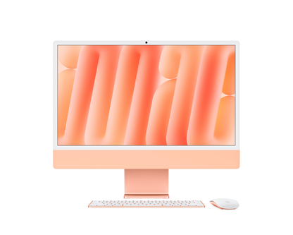 iMac 24-inch (M4) - Orange