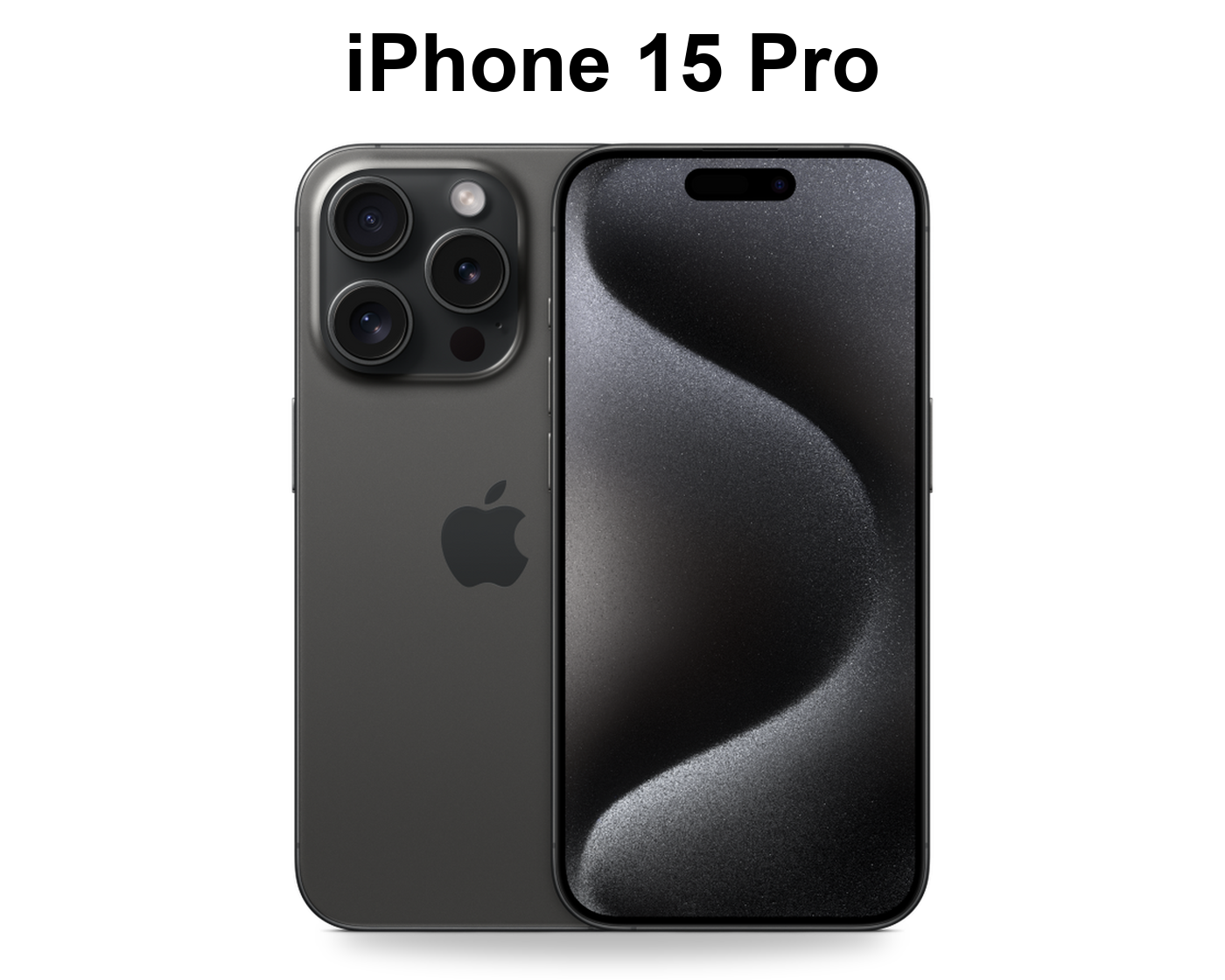 iPhone 15 Pro reconditionne Black Titanium - COCO MAX TECH