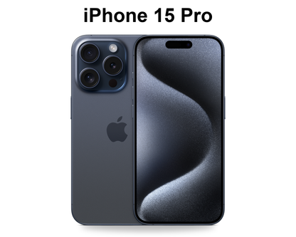 iPhone 15 Pro reconditionne Blue Titanium - COCO MAX TECH