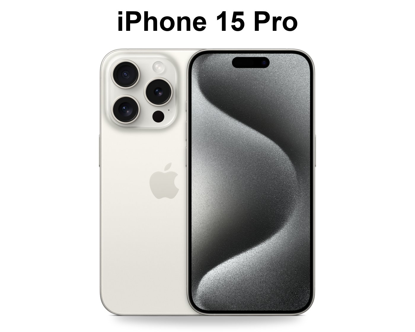 iPhone 15 Pro reconditionne White Titanium - COCO MAX TECH