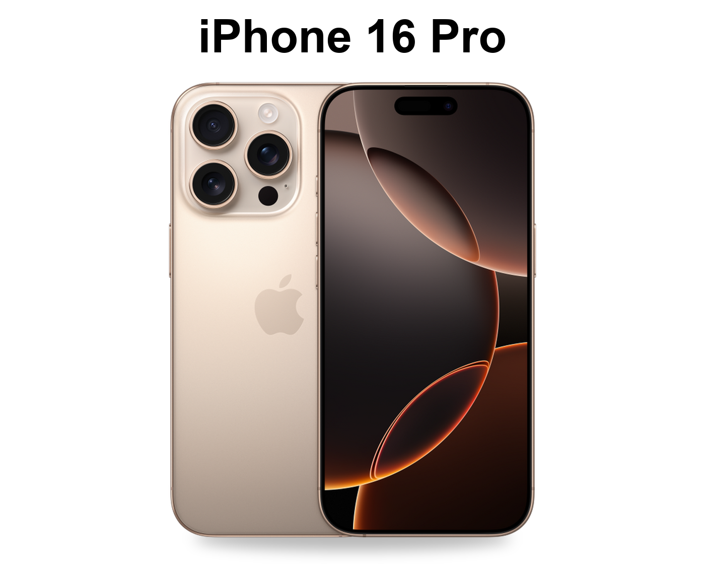 iPhone 16 Pro reconditionne Desert Titanium - COCO MAX TECH